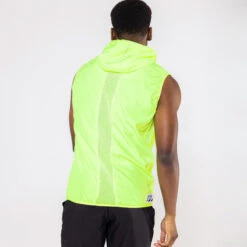 Devant -Sport Style Soldes veste coupe vent sans manche run 100 homme visibilite 1
