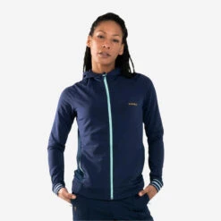 Kalenji VESTE D'ATHLÉTISME FEMME WARM BLEUE MARINE & BLEU CIEL 8 Kalenji VESTE D'ATHLÉTISME FEMME WARM BLEUE MARINE & BLEU CIEL -Sport Style Soldes veste dathletisme femme warm bleue marine and bleu ciel 1