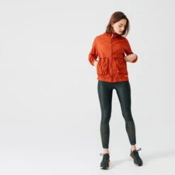 Kalenji Veste Running Coupe Vent Femme - Wind Breath Marron -Sport Style Soldes veste running coupe vent femme wind breath marron 11