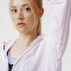 Kalenji Veste Running Coupe Vent Femme - Wind Breath Mauve -Sport Style Soldes veste running coupe vent femme wind breath mauve 4