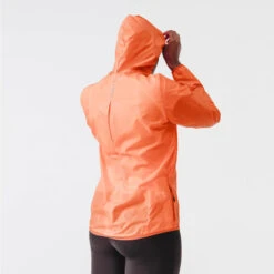 Kalenji Veste Running Coupe Vent Femme - Wind Corail -Sport Style Soldes veste running coupe vent femme wind corail 1