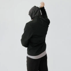 Kalenji Veste Running Coupe Vent Homme - Wind 500 Noir -Sport Style Soldes veste running coupe vent homme wind 500 noir 3