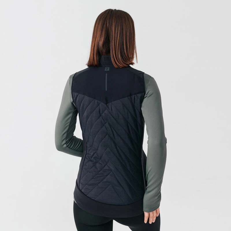 Kalenji Veste Sans Manche Running Chaude Femme - Warm Noir 4 Kalenji Veste Sans Manche Running Chaude Femme - Warm Noir – Image 2